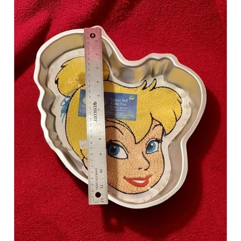 Wilton Disney Tink‎ Fairies Head Aluminum Cake Pan #2105-5110 Fairy Tinkerbell